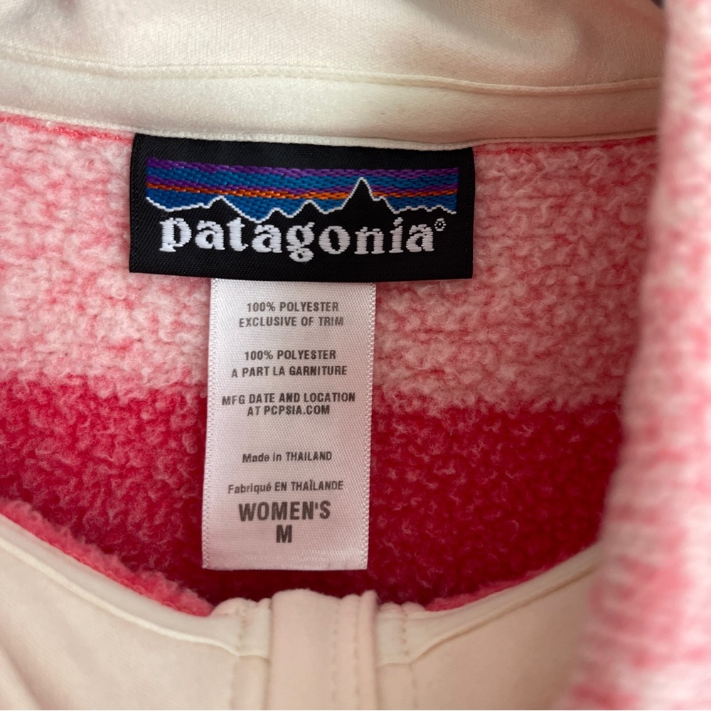 Patagonia Women's Better Sweater Stripe Marsupial Pullover. Size Medium M - Picture 4 of 6